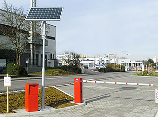 Solarschranke für Unternehmen