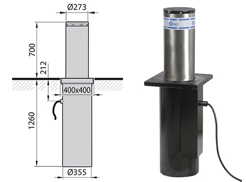 Versenkbare Poller Definition